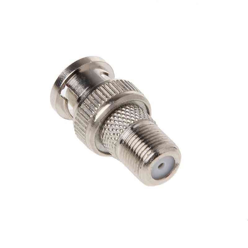 Bnc Male Plug To Female Jack Coax Connector Adapter For Cctv Camera