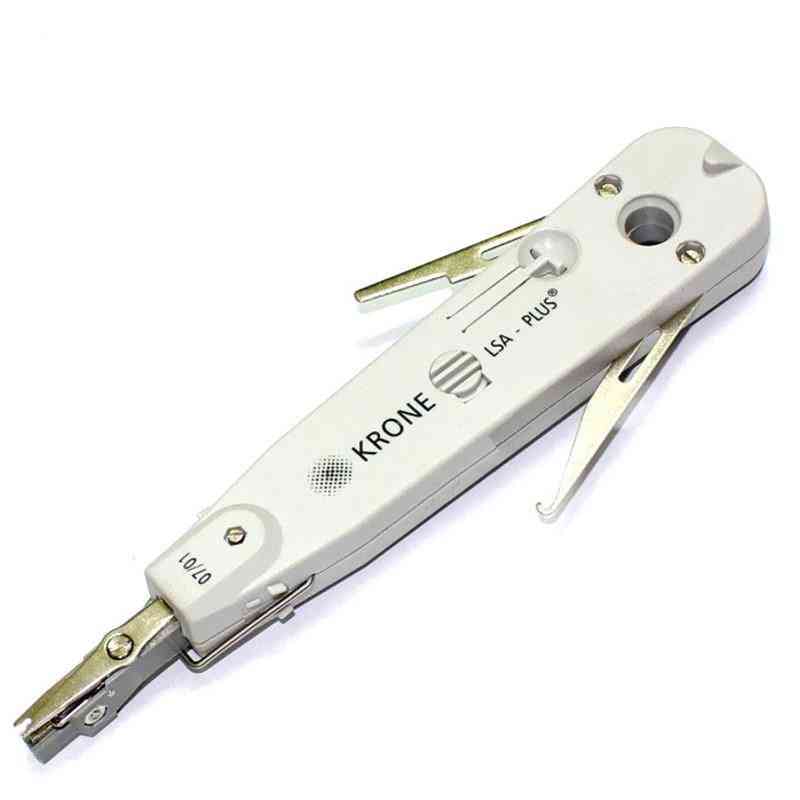 Krone lsa punch down tool 110 wire cutter kniv telekom tång