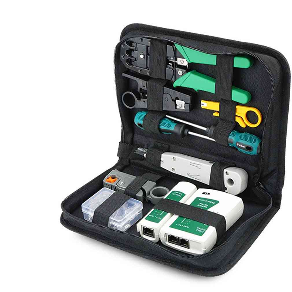 Coupe-fil tournevis pince sertissage kit d'outils d'entretien sac