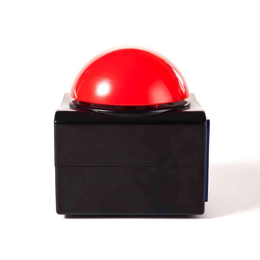Szórakoztató játék válasz csengő riasztó gomb doboz igen nem gomb hang fény stimuláló buli trivia kvíz megafon