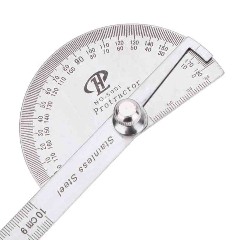 Arm Rotary Measuring Ruler, Stainless Steel Protractor, Angle Finder