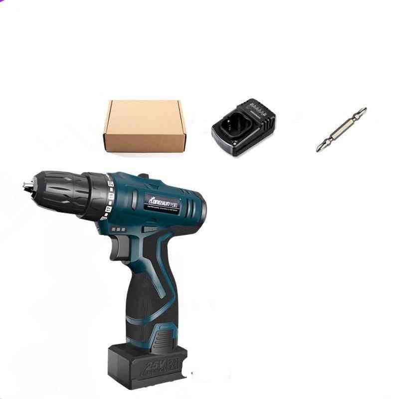 25v Multi-function Rechargeable Lithium Battery Electric Drill