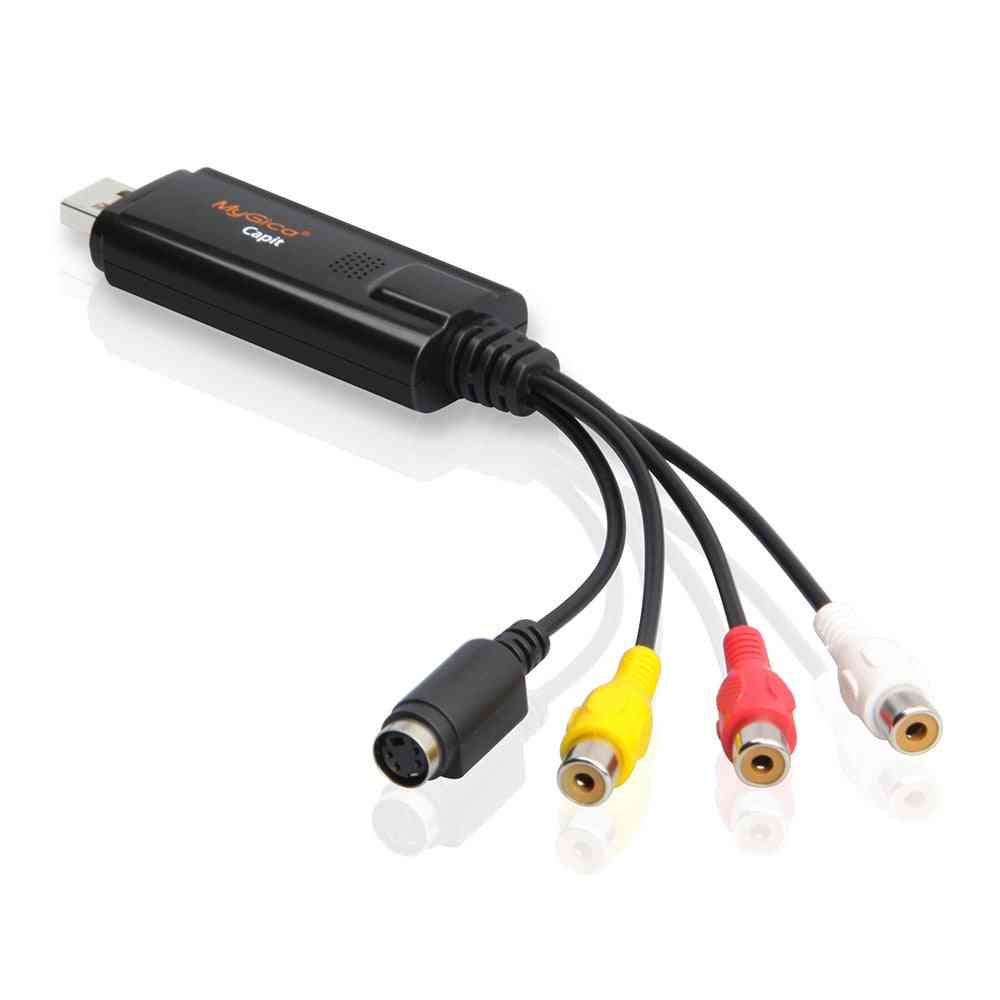 USB-videooptagelse analog video til digital, konvertere VHS-komposit og S-video til USB på pc