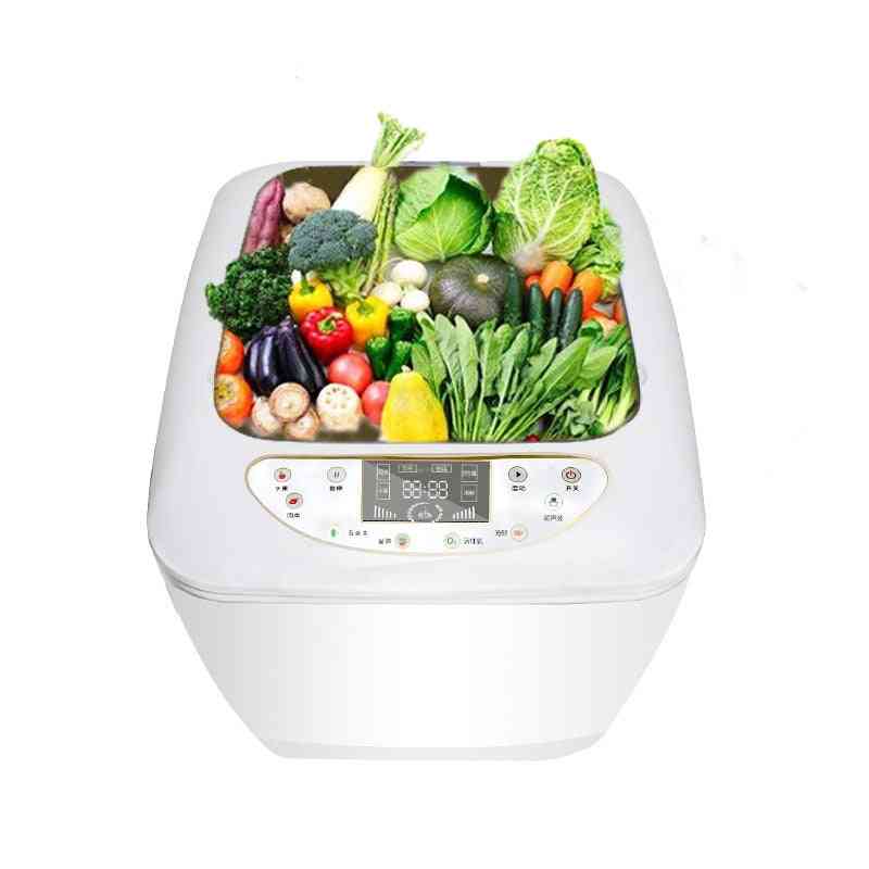 Frugt- og grøntsagsdesinfektor automatisk ozonrengørings- og vaskemaskine, ultralydsrengøringsmiddel til desinfektion af fødevarer