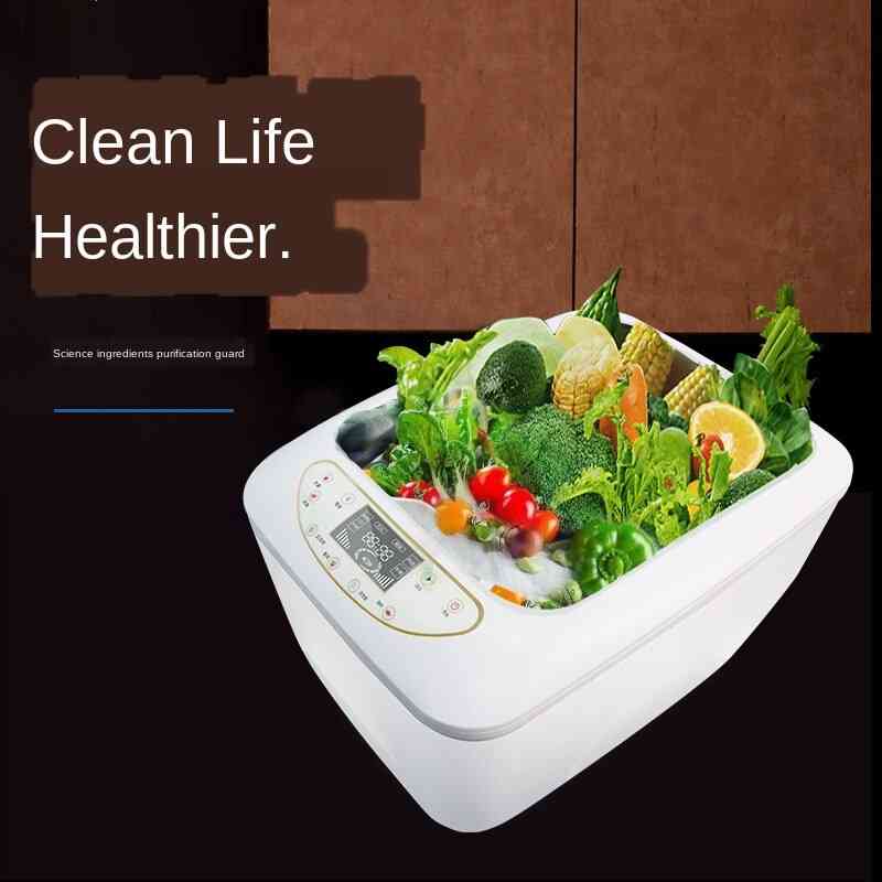 Fruit And Vegetable Disinfector Automatic Ozone Cleaning And Washing Machine, Household Ultrasonic Food Disinfection Purifier