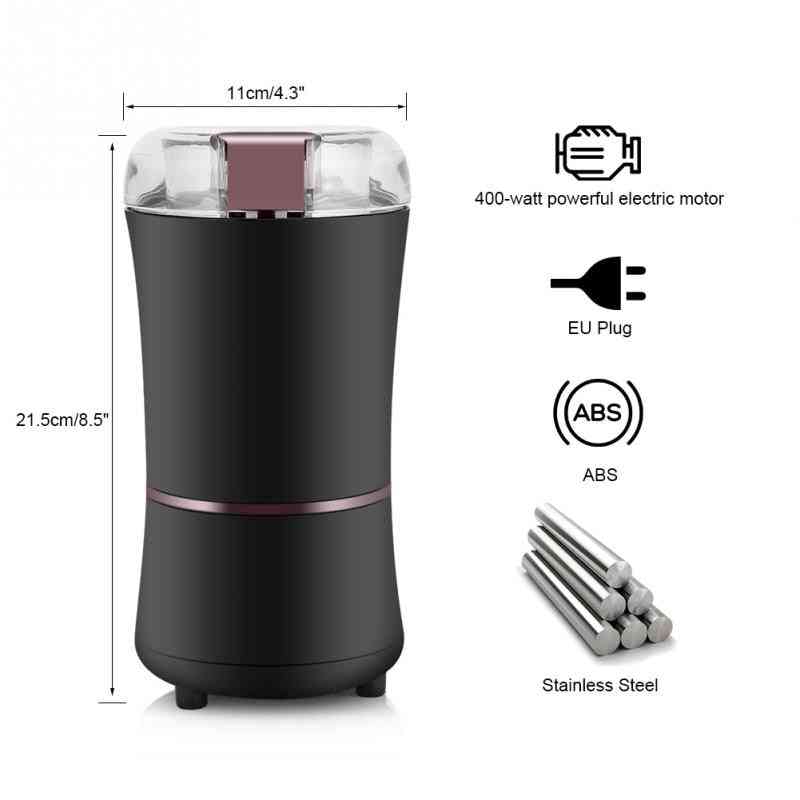 Electric- Coffee Nut, Seed Grinder With Stainless Steel Blade Machine