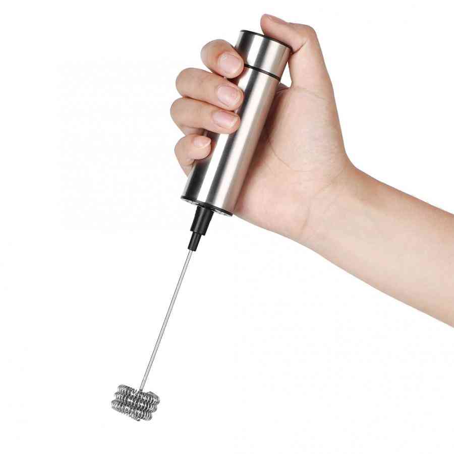 Stainless Steel Electric Milk Frother, Mixer Blender
