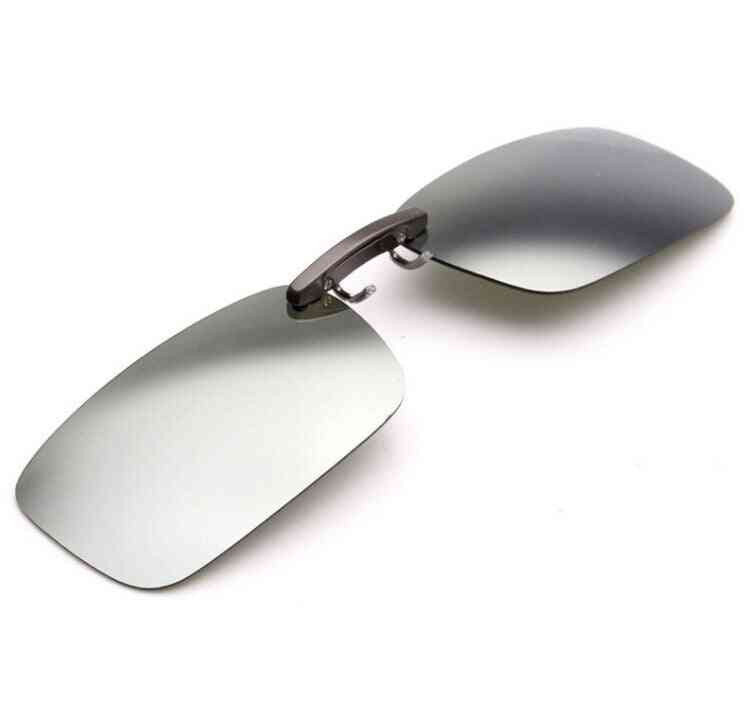 Polarized Day Night Vision Clip-on Lens Sunglasses