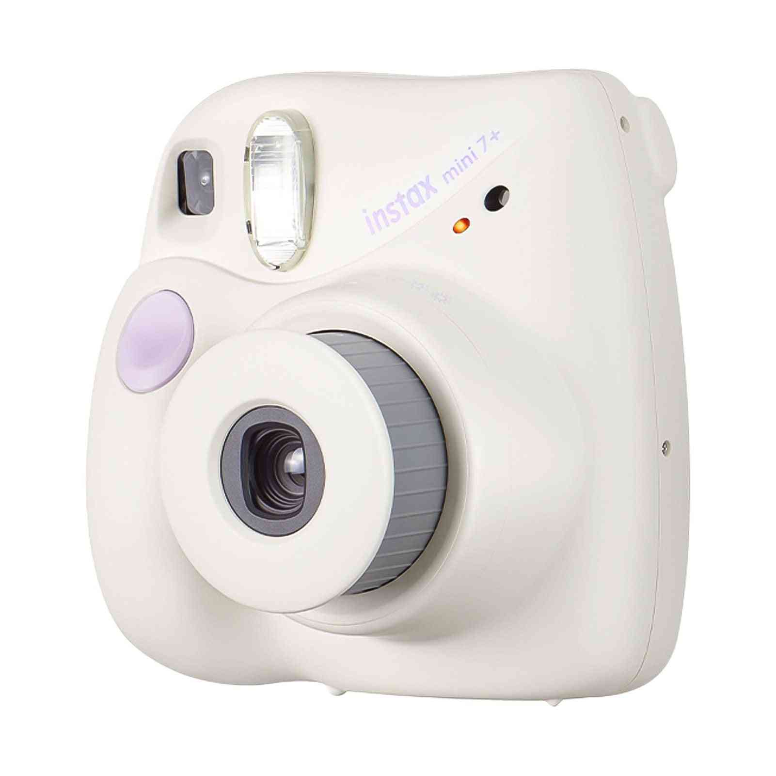 Instax Mini 7+ Instant Camera Film Cam Auto-focusing With Wrist Strap Birthday Christmas Festival For Kid