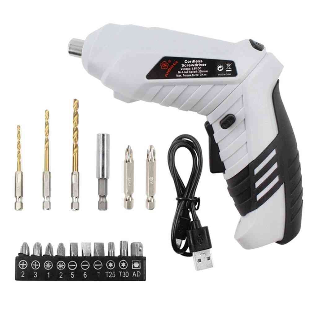 Multi-functional Electric Screwdriver Hand Drill, Cordless Lightweight Gadgets