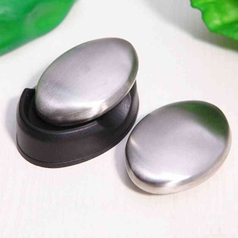 Stainless Steel Soap, Oval Shape Retail Chef Soap