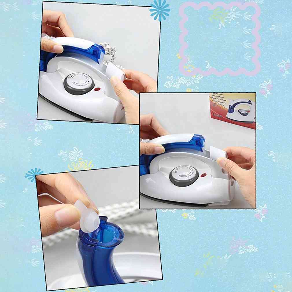 Compact Size Foldable Handle, Electric Steam Iron, Handheld, Home Travel Use