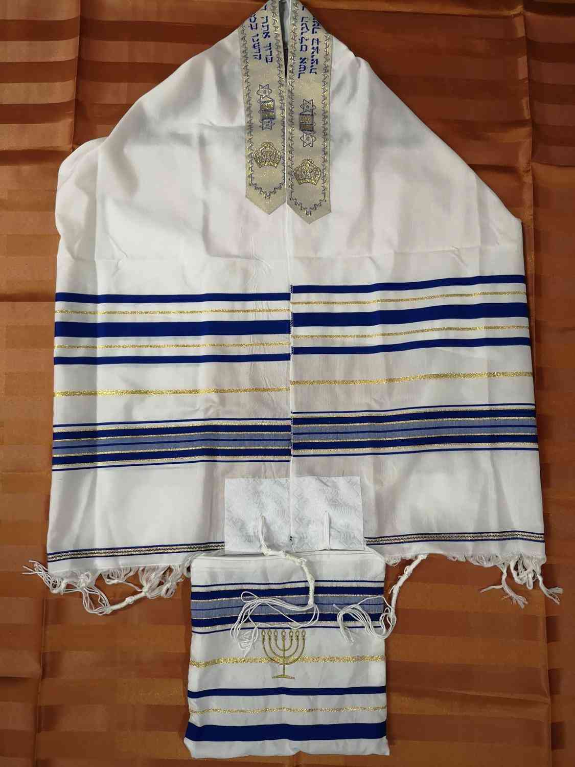 Jewish Tallit Talit Prayer Shawl & Talis Bag