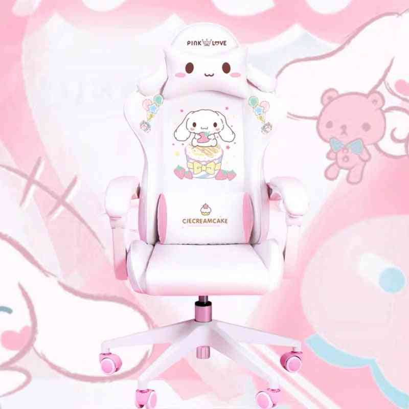 Hot Products Wcg Gaming Chair Girls Cute Cartoon Computer Armchair