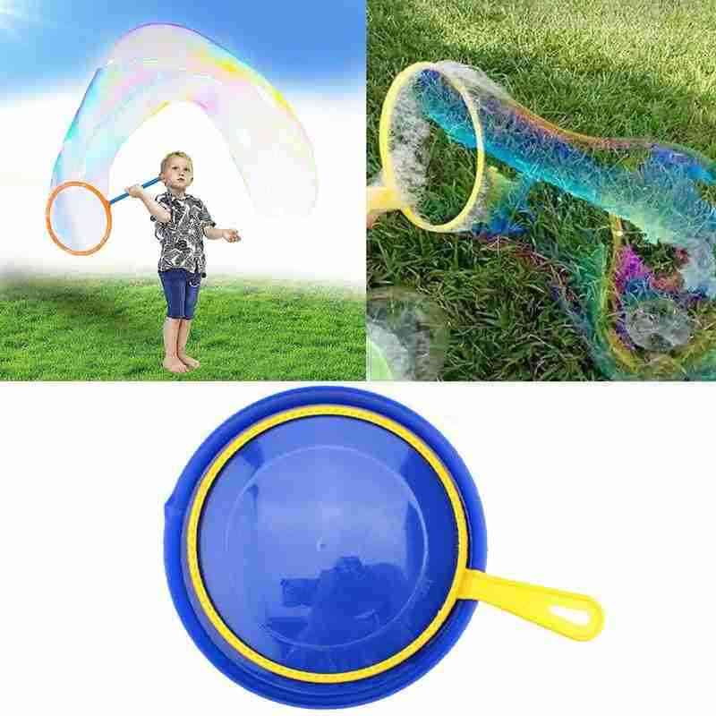 Boble maskin blåser boble plate marineblå såpe for stor tallerken boble sett blåser maker boble utendørs