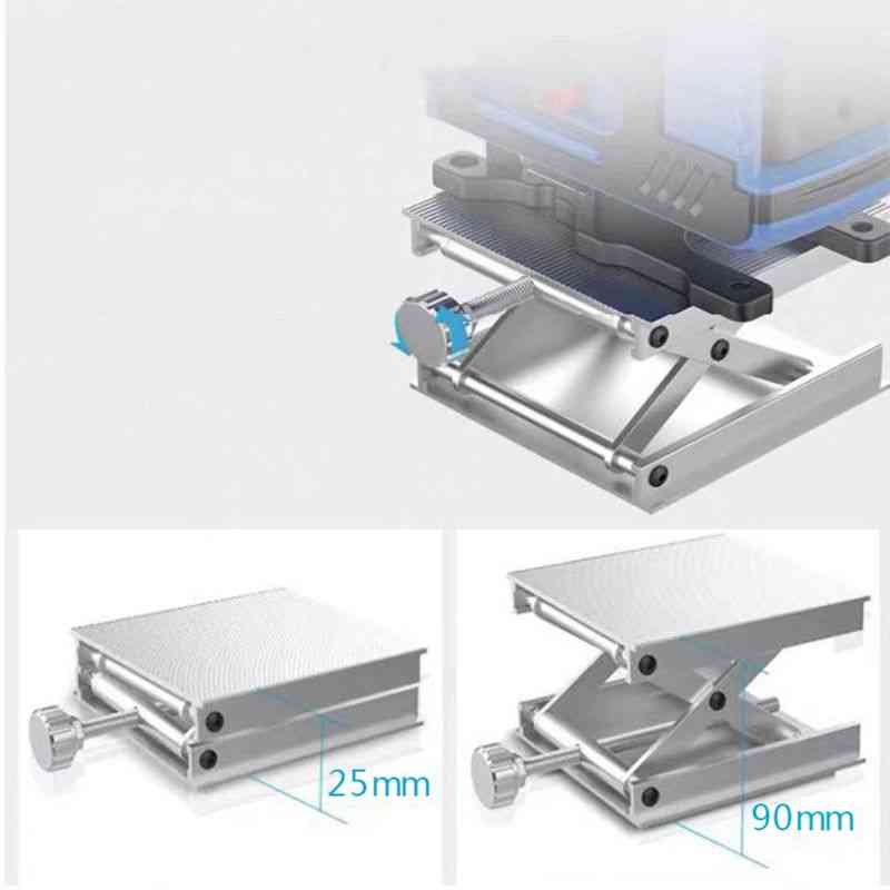Piattaforma elevatrice regolabile per tavolo di sollevamento da laboratorio