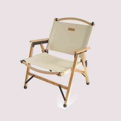 Outdoor Folding Chair Wood Relax Camp Chairs