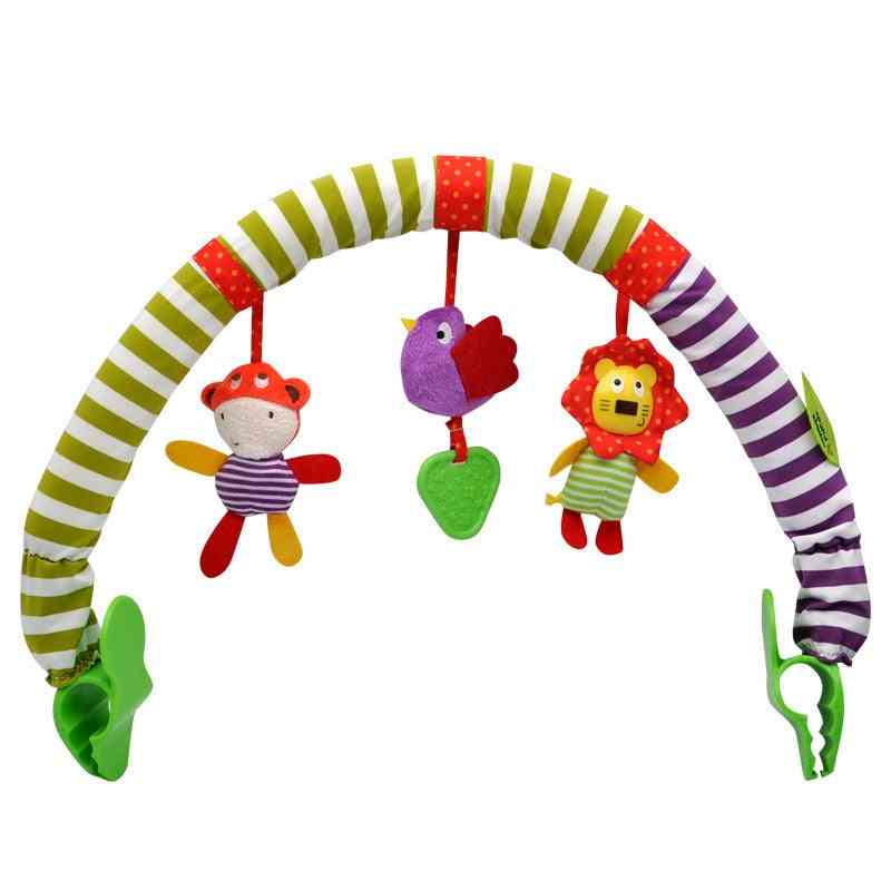 Passeggino ciondolo letto clip appeso sonaglio giocattolo musica divertimento prima educazione colore seggiolino auto giocattolo 0-12 mesi