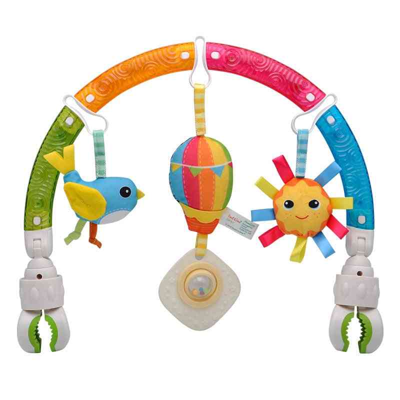 Passeggino ciondolo letto clip appeso sonaglio giocattolo musica divertimento prima educazione colore seggiolino auto giocattolo 0-12 mesi