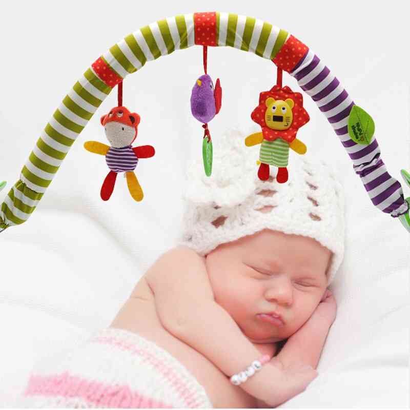 Musik kul- barnvagnshänge, sängklämma, hängande skallerleksak för baby