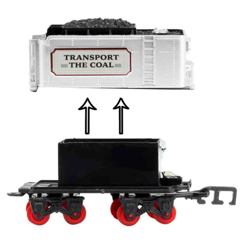 Toy Train Set With Lights And Sounds-christmas Round Shape Railway Tracks