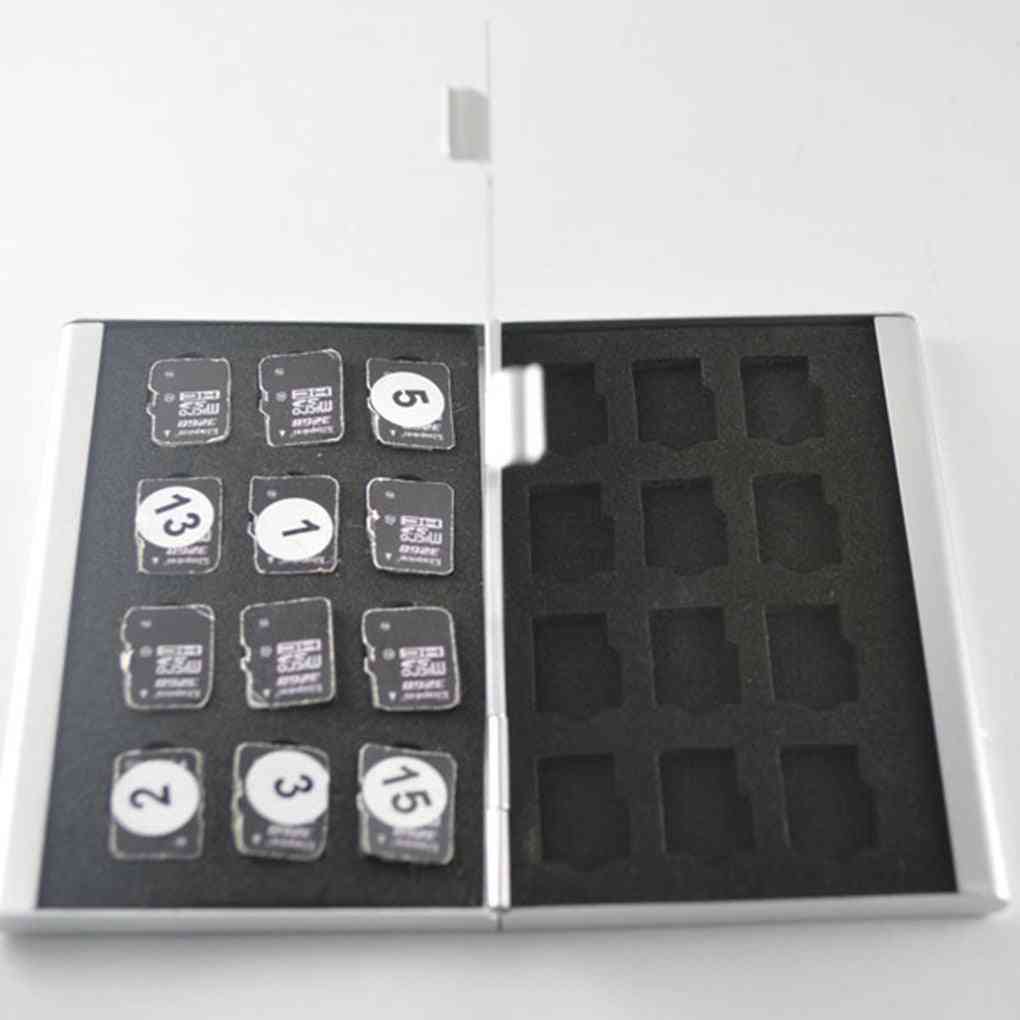 Micro sd tf kártyahelyek tároló doboz