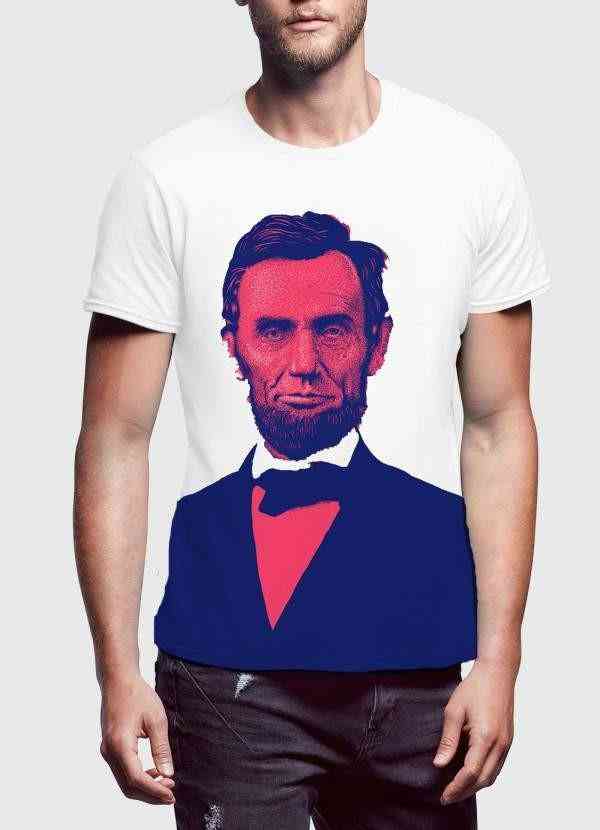 Portrétní tričko Abrahama Lincolna