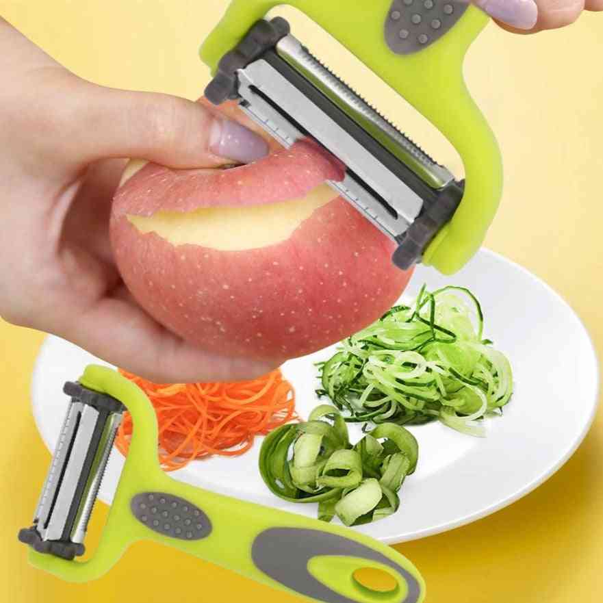 3 In 1 Vegetables Peeler With Stainless Steel Knife