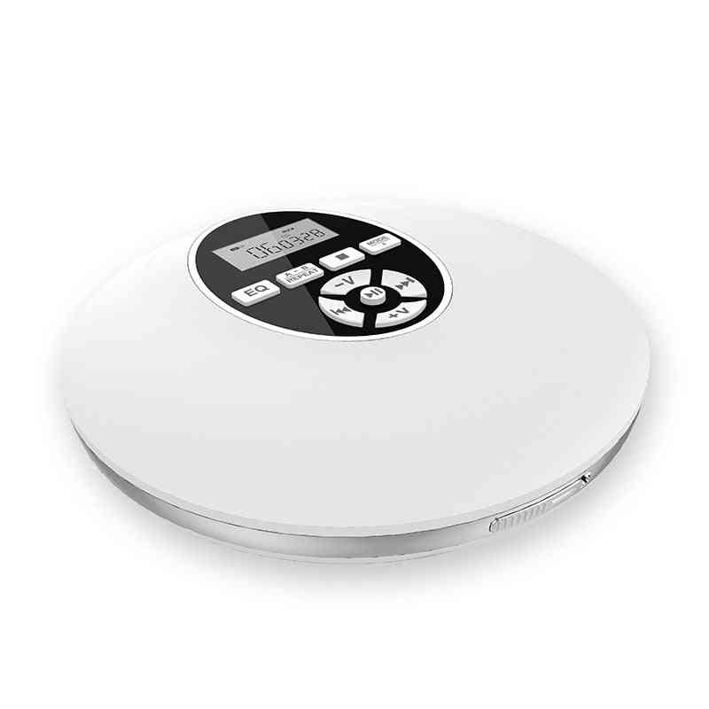 Portable Cd Player With Bluetooth Walkman, Lcd Display 3.5mm Jack