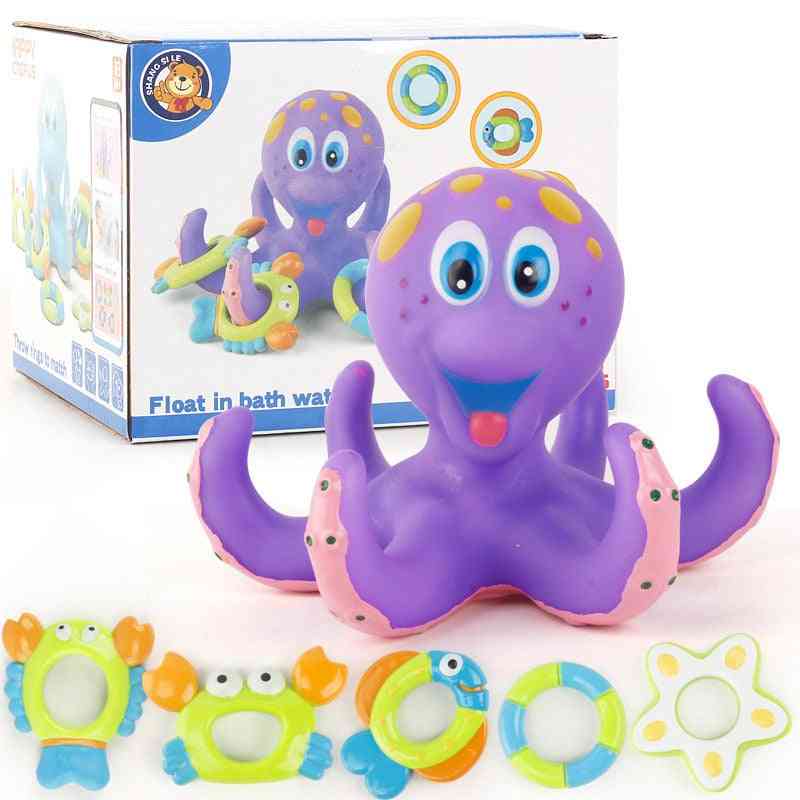 Bathing-toys Shower's Play Water Cute Octopus Bathroom Bath Parent-child Interactive Kit