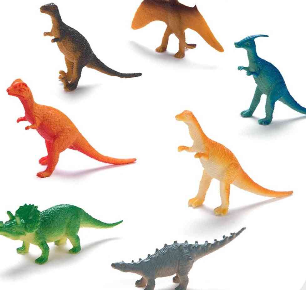24pcs Simulation Dinosaur Advent Countdown Calendar Figurines
