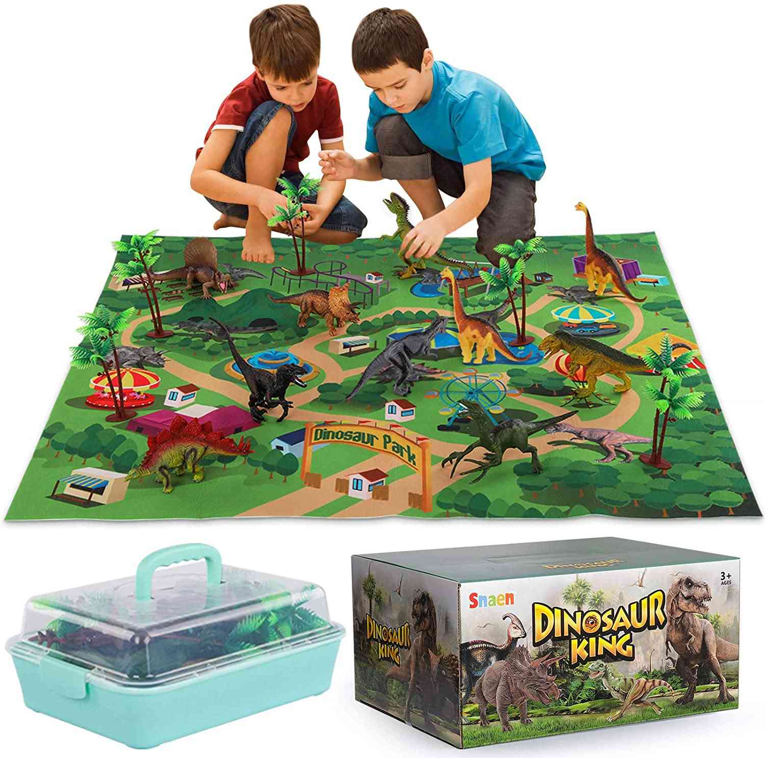 Jurassic Park Dinosaurs Animal Jungle Set Children Toys