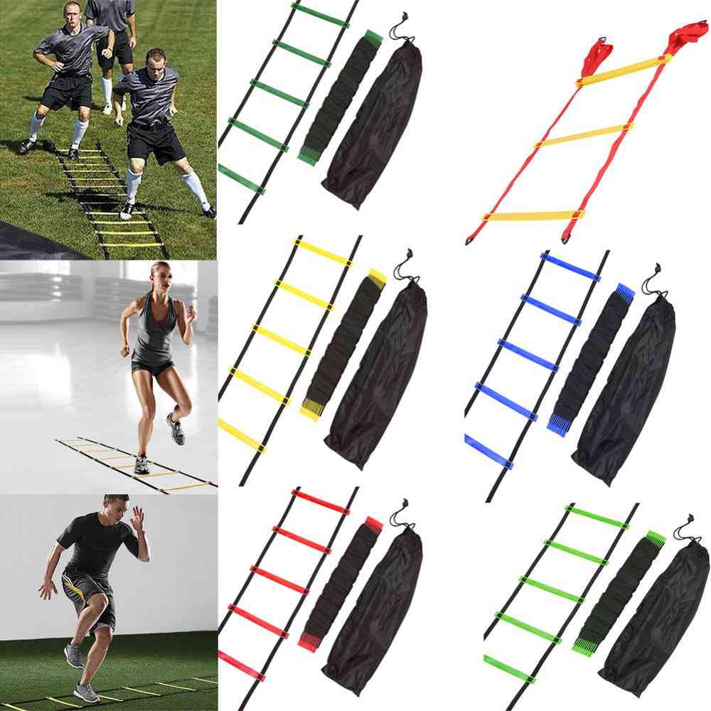 Rung Nylon Straps, Agility Training Ladders, Soccer, Football Speed Training Stairs