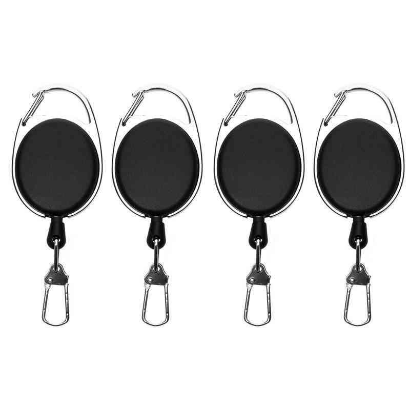 Retractable Key Chain, Reel Badge Holder Fly Fishing Clip