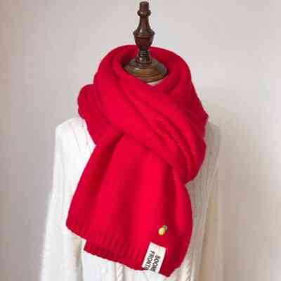 Solid Cashmere Scarves Lady Thicken Warm Soft Pashmina Shawls