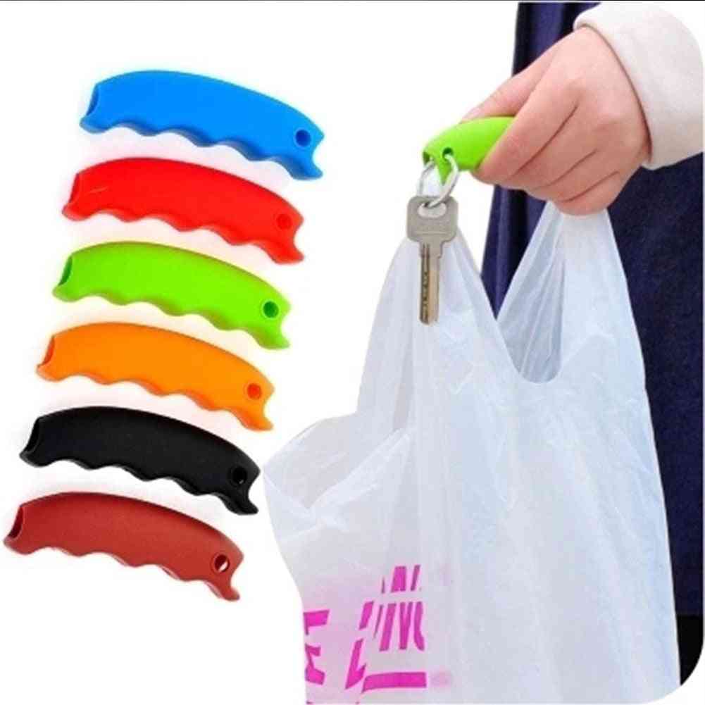 Silicone Grocery Holder Handle Clips For Shopping Bag