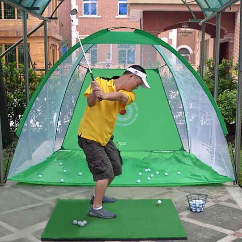 Golfbur oxford-duk, avtakbart batting-treningsnetttelt