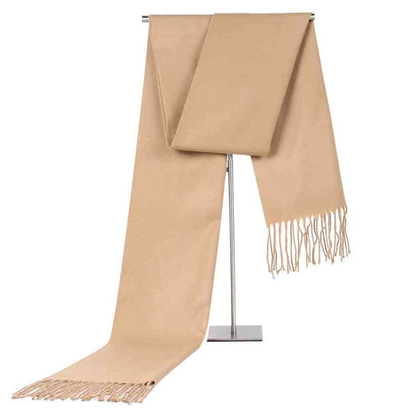 Luxury Brand Men's Scarf Autumn Winter Cashmere Scarves