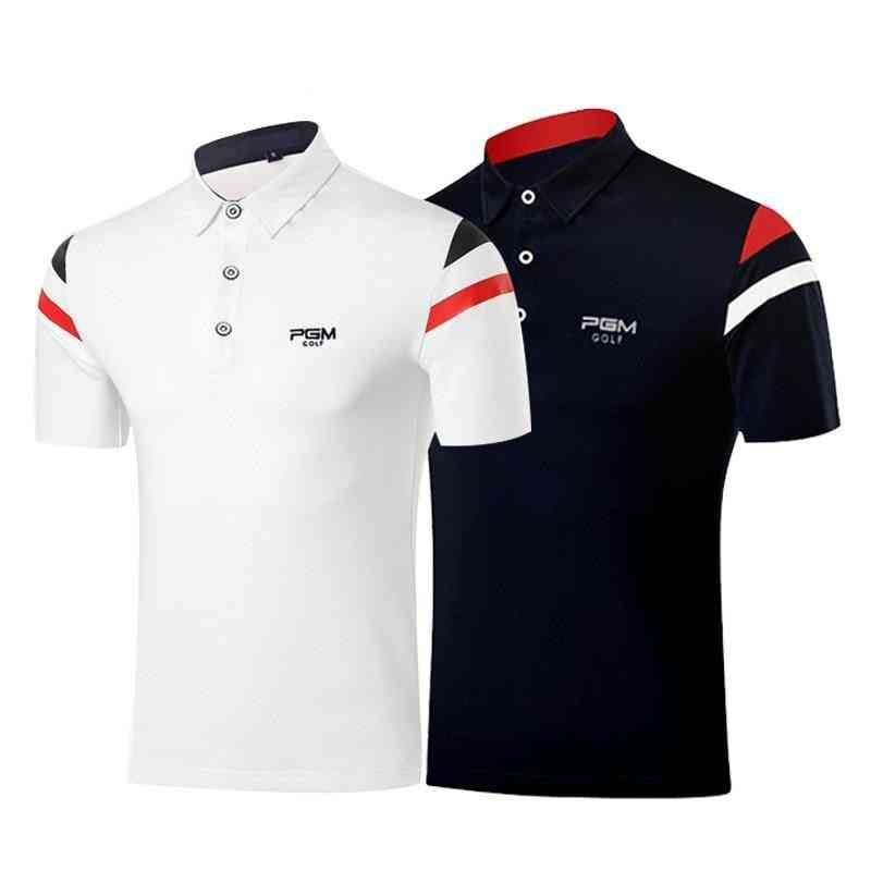 Breathable Elastic Short-sleeved Uniforms Golf T-shirt For Adults - Men