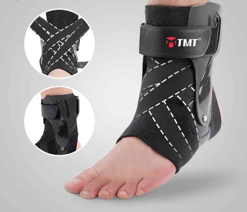Justerbar bandage sports fod fodlænket wrap elastisk skinne til beskyttelsesforstuvninger skadebeskytter