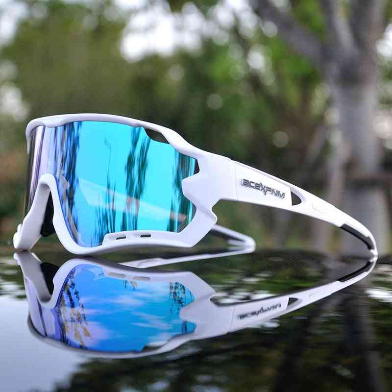Men Full Mirror Cycling Sunglasses