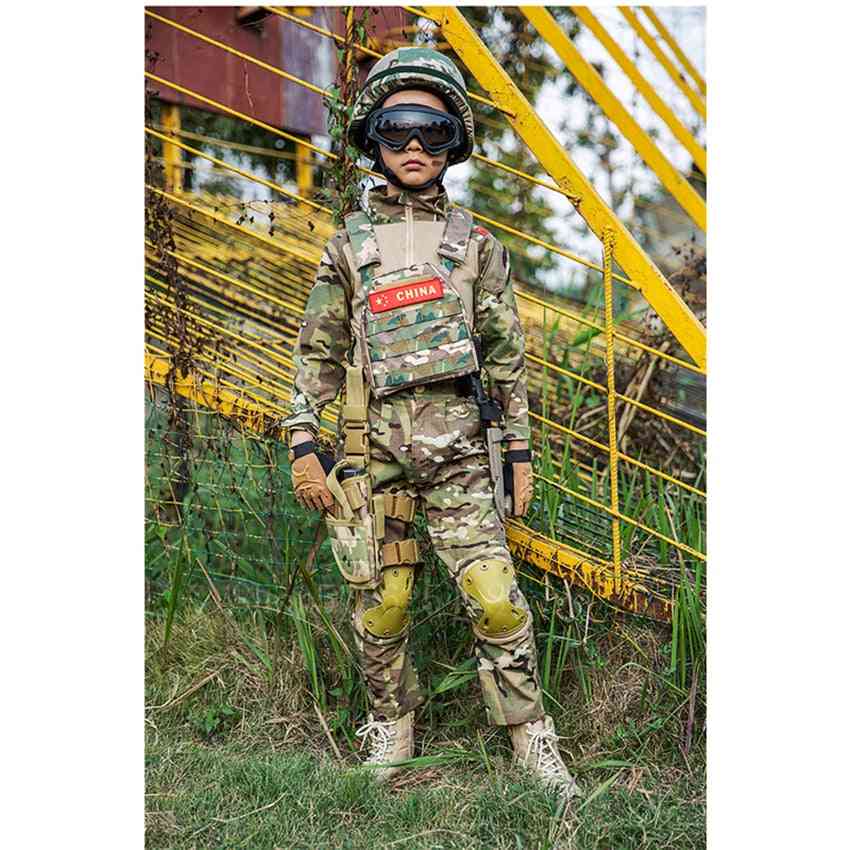 Jungle Print- Combat Jacket & Pants, Military Uniform,