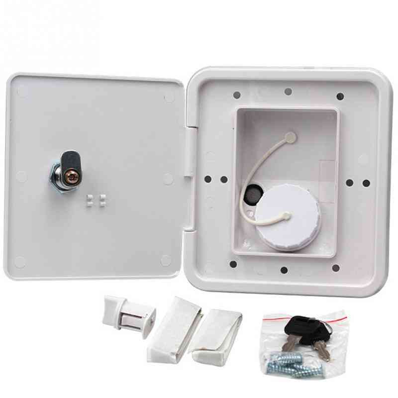 Square Hatch Cover Gravity Inlet Rugged And Leakproof  Rv Water Filler Accessories