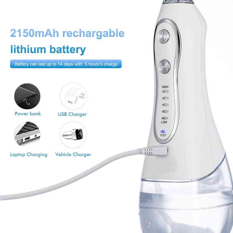 Portable And Rechargeable For Teeth Cleaning Tank