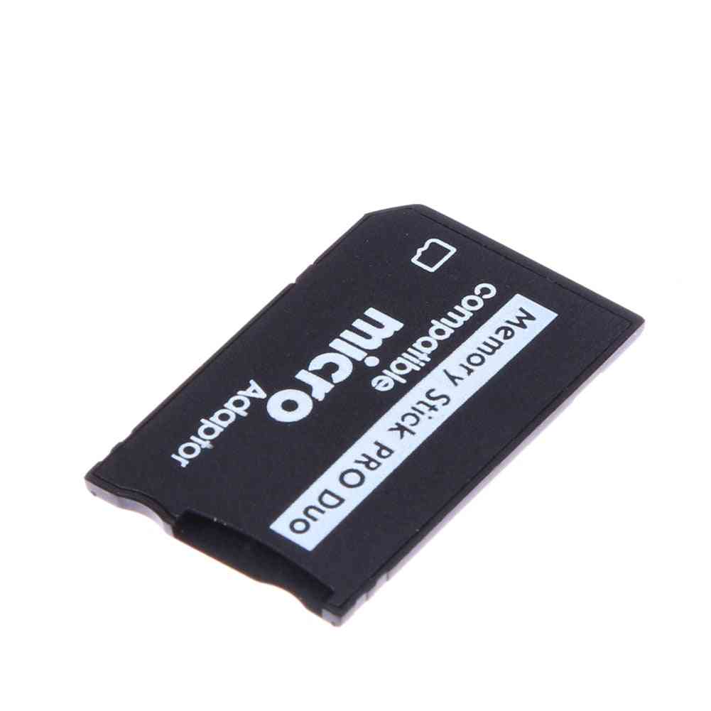 Mini memory stick pro duo kortläsare micro sd tf till ms adapter