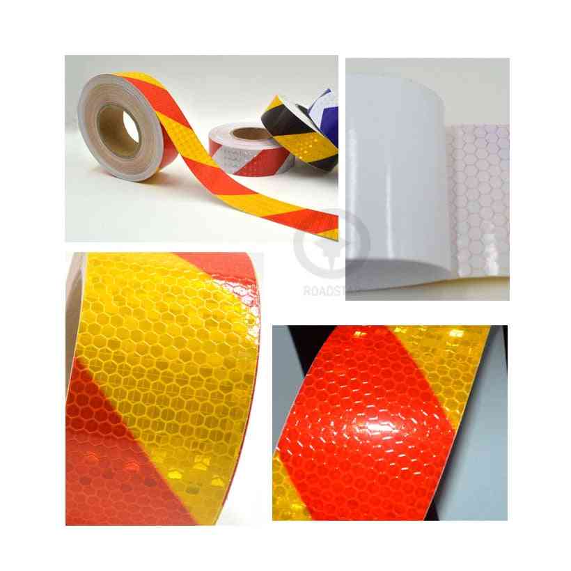 Dual Color Safety Self Adhesive Warning Tape With Twill Printing