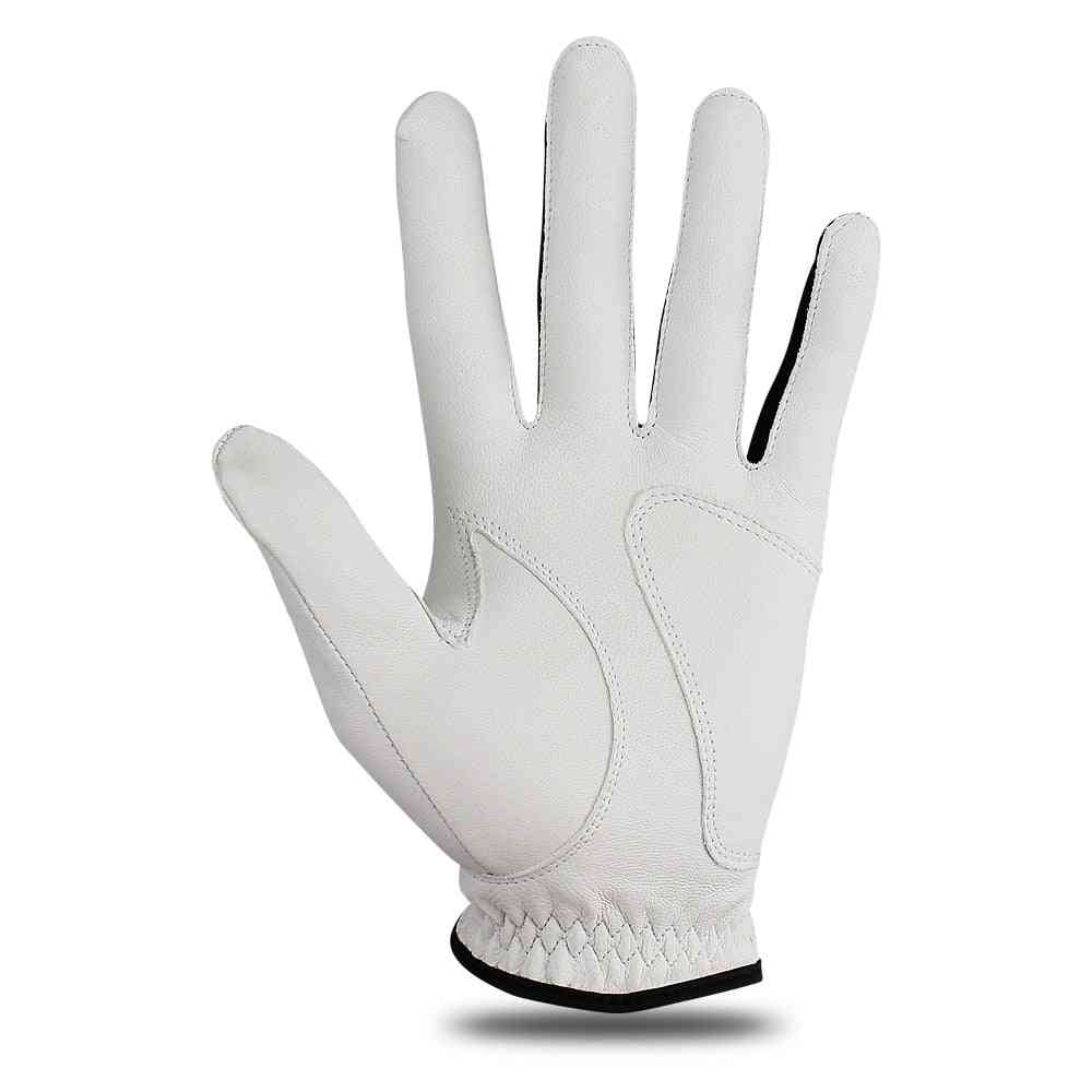 Breathable Genuine Sheepskin Leather Golf Gloves