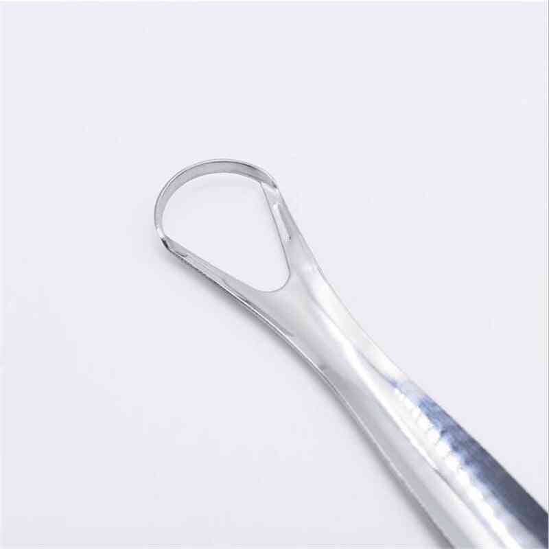 Stainless Steel Oral Tongue Cleaner, Scraper