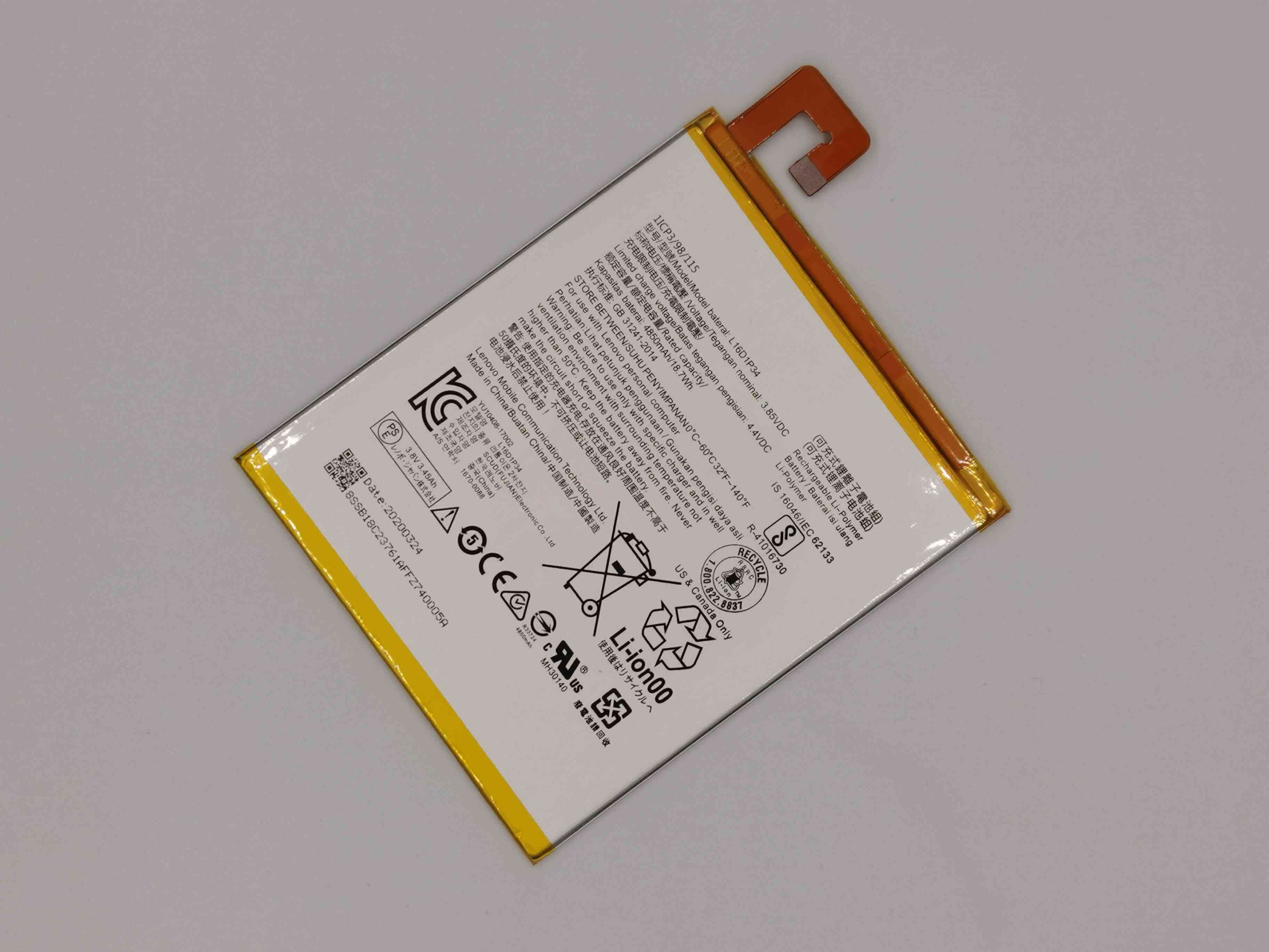 Replacement 4850mah Battery For Lenovo Plus With Tools Built In Li-polymer Batteries