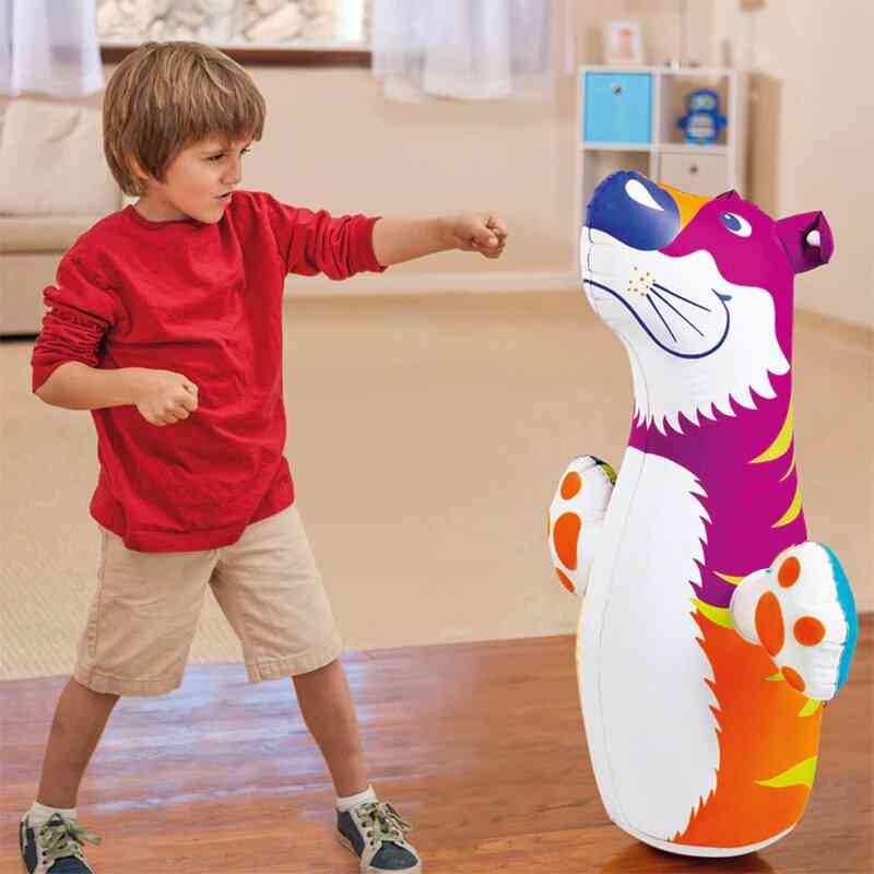 Inflatable Tumbler Animal Shape Punching Bag Boxing Toy